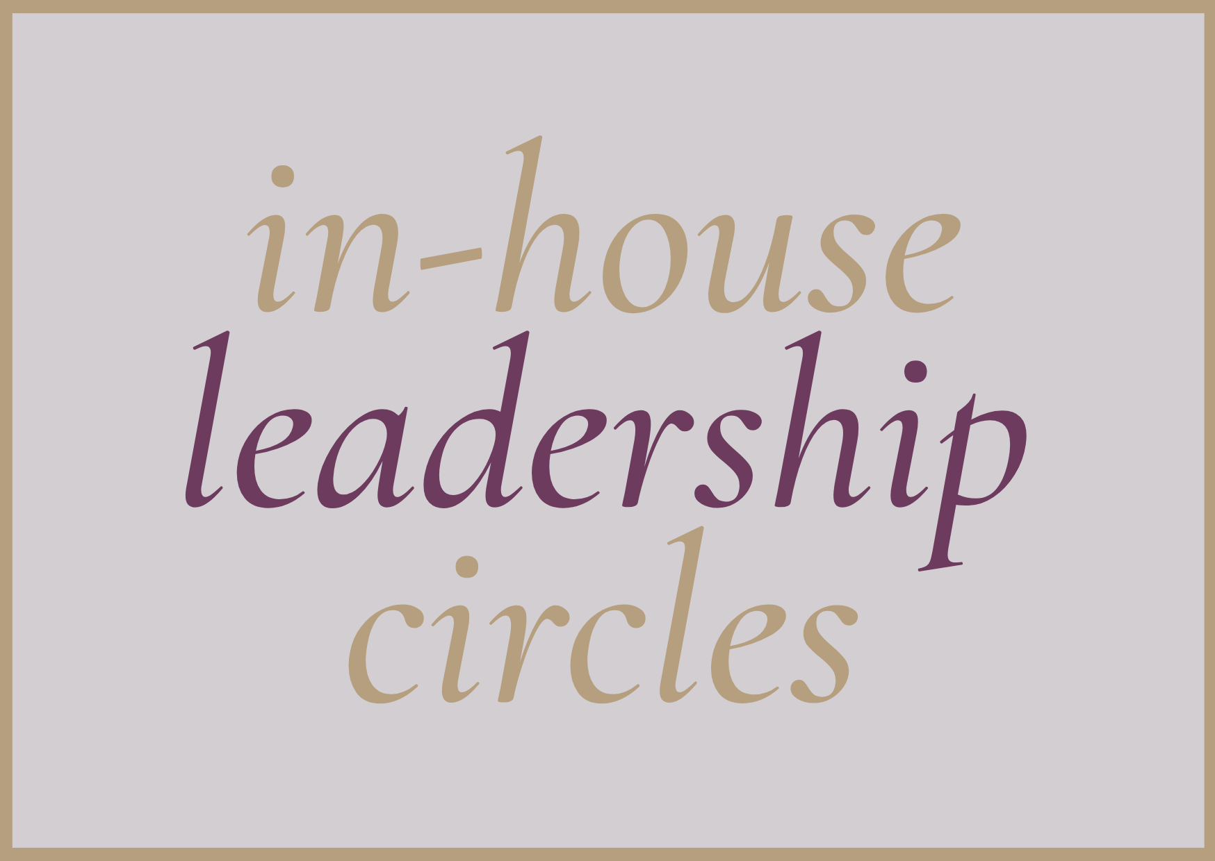 Inhouse Leadership Circles image